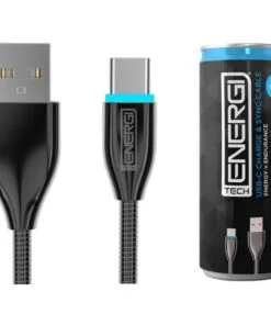 Tech Energi USB-C Cable - 1.2 Metres - Black