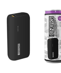 Tech Energi® TE50 PD (Power Delivery) QC 3.0 (Quick Charge) 5000mAh Power Bank On the Go - Black