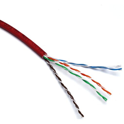 Excel Category 5E U/UTP Dca LS0H Cable 305m Box - Red