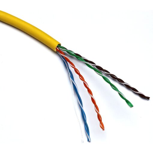 Excel Category 5E U/UTP Dca LS0H Cable 305m Box - Yellow