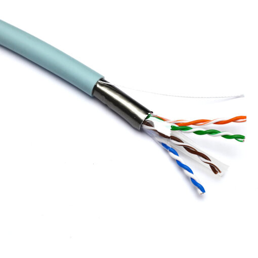 Excel Category 6A Cable U/UTP 23AWG Dca LS0H 500m Reel - Aqua