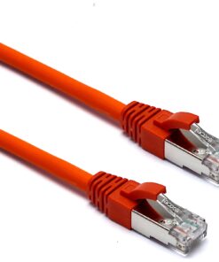 Excel Category 6A Patch Lead F/FTP Shielded LS0H Blade Booted 1m