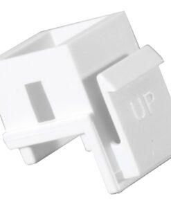 Excel Keystone to Fibre Adaptor - White