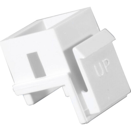 Excel Keystone to Fibre Adaptor - White