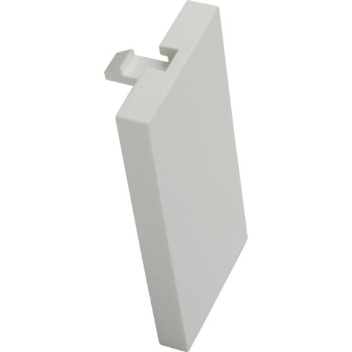 Excel White Full Width (25mm) Blank Plate