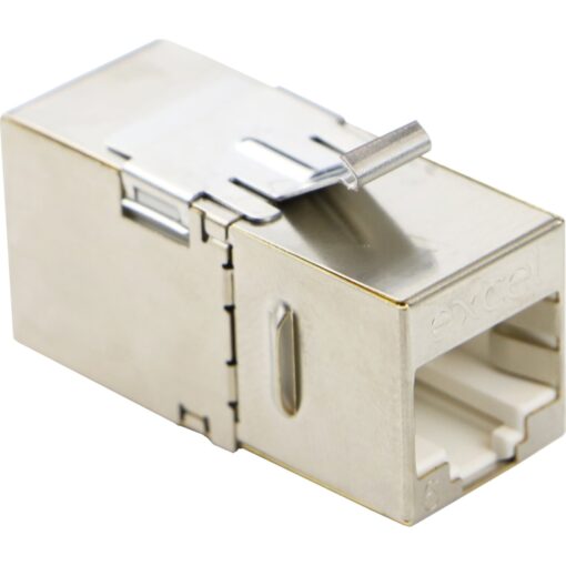 Excel Category 6 (FTP) 180 Degree Keystone Through Coupler