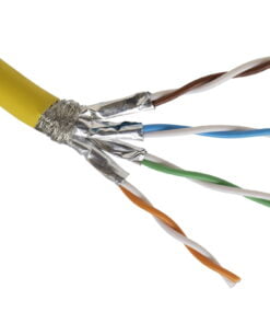 Excel Category 7A Cable S/FTP B2ca LS0H 500m Reel - Yellow