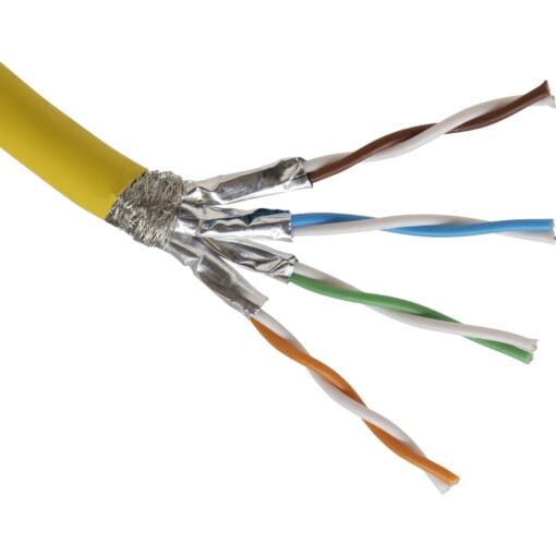 Excel Category 7A Cable S/FTP Dca LS0H 500m Reel - Yellow