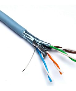 Excel Solid Cat6A Cable F/FTP LSOH CPR Euroclass B2ca 305m Box Ice Blue