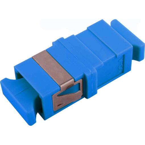Enbeam SC Simplex Flangeless Singlemode Adaptor Blue (6-Pack)