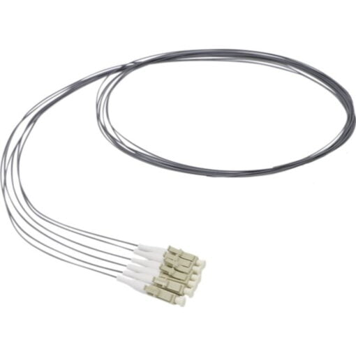 Enbeam Fibre Pigtail OM1 62.5/125 LC/UPC Grey 12-pack - 1m