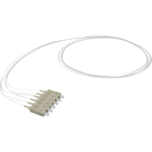 Enbeam Fibre Pigtail OM2 50/125 SC/UPC White 12-pack - 1m