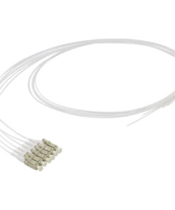 Enbeam Fibre Pigtail OM2 50/125 LC/UPC White 12-pack - 1m