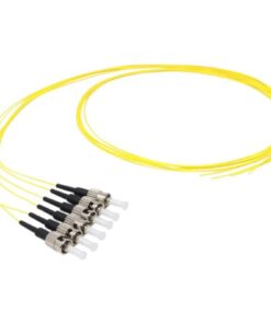 Enbeam Fibre Pigtail OS2 9/125 ST/UPC Yellow 12-pack - 1m