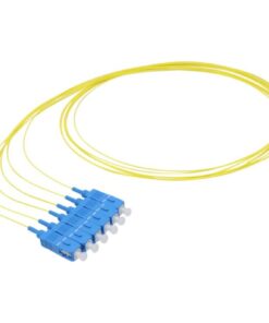 Enbeam Fibre Pigtail OS2 9/125 SC/UPC Yellow 12-pack - 1m