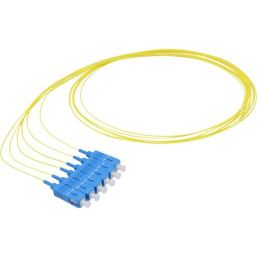 Enbeam Fibre Pigtail OS2 9/125 SC/UPC Yellow 12-pack - 1m
