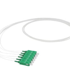 Enbeam Fibre Pigtail OS2 9/125 SC/APC Clear White 12-pack - 1m