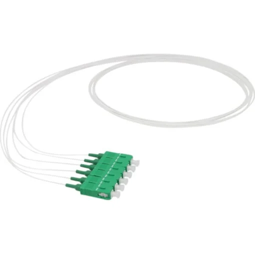 Enbeam Fibre Pigtail OS2 9/125 SC/APC Clear White 12-pack - 1m
