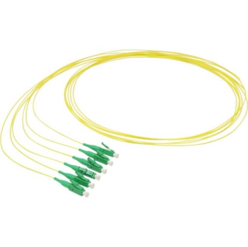 Enbeam Fibre Pigtail OS2 9/125 LC/APC Yellow 12-pack - 1m