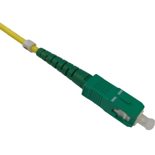 Enbeam OS2 Fibre Optic Patch Lead SC/APC - SC/APC Singlemode 9/125 simplex G657A2 Yellow 5m