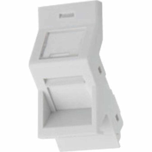 Excel Office Angled Shutter 25mm x 50mm - White
