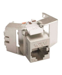 Excel Category 6A Low Profile Screened Keystone Jack