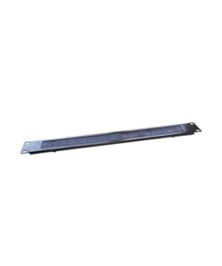 1U Brush Strip Letter Box Panel Black