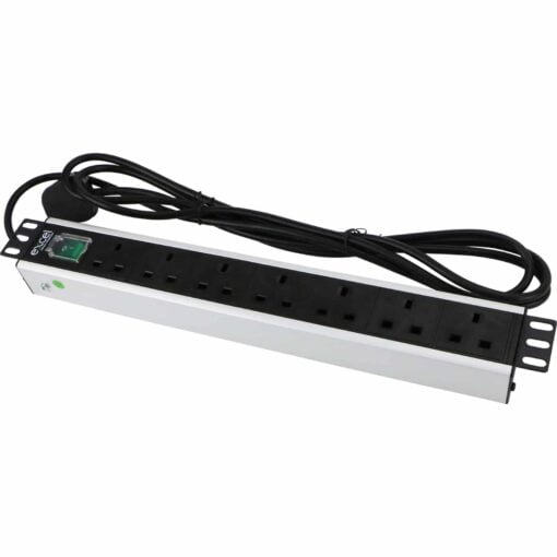 Horizontal PDU - 13 Amp BS 1363 UK plug