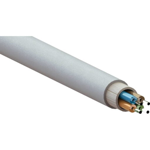 Enbeam OS2 Singlemode FTTx Drop Cable Tight Buffered 2 Core 9/125 Cca White