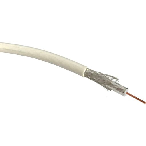 aura Coax Cable MF100 LSZH Eca 75Ohm White 250Mtr Outer Dia 6.6mm CAI Approved