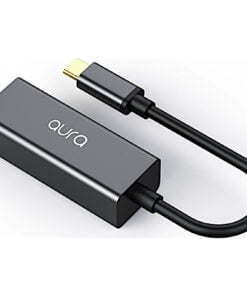 aura USB-C to RJ45 Network Adapter 0.2Mtr Nickel Plated