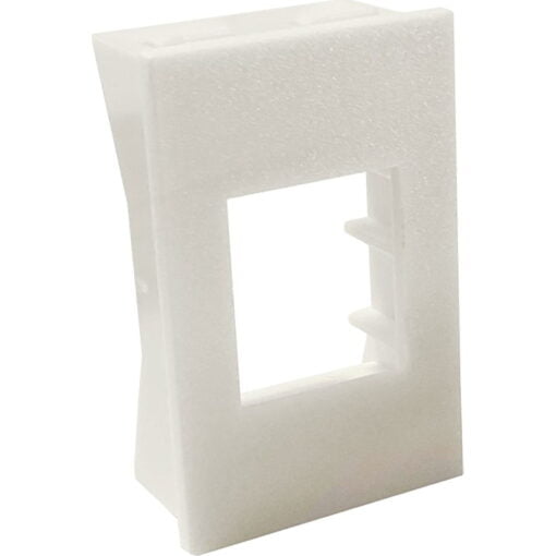 aura LJ6C Module 1 x Keystone port Unshuttered White
