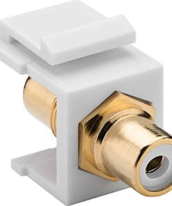 aura Keystone White Phono Audio coupler White insert