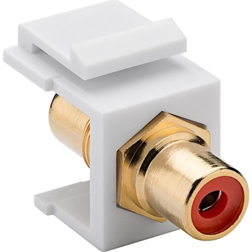 aura Keystone Red Phono Audio coupler White insert
