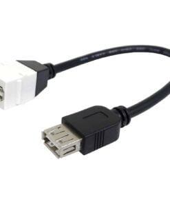 aura Keystone USB2.0 A to A Flylead White insert