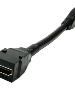 aura Keystone HDMI 4K 60Hz 4:4:4 Fly Lead 10cm Black insert