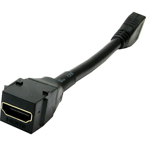 aura Keystone HDMI 4K 60Hz 4:4:4 Fly Lead 10cm Black insert