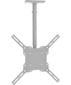 aura Telescopic Ceiling Mount Tilt & Swivel VESA 400x400 14" to 50" 35kg -3 to 10 Degrees 626-904mm Black