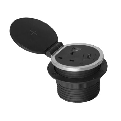 Wireless Charging Desk Grommet (80mm)