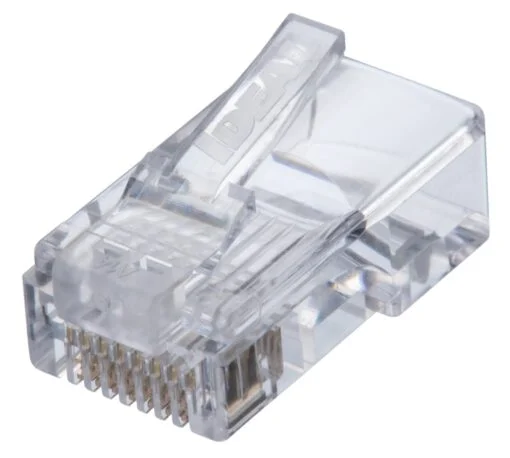 Ideal Cat6 Feed Thru Modular Plugs - 100 pack