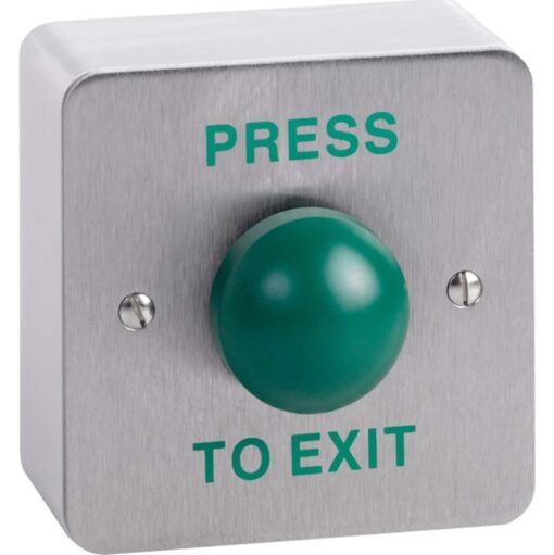 Surface Stainless Steel exit with green dome