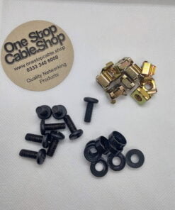 Cage Nuts Pack of 50 for 19" Profiles (Black)