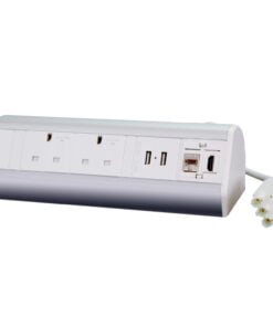 Desktop Power Extension White